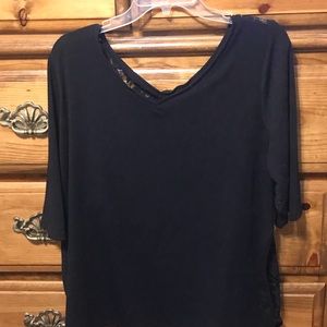 2 Lane Bryant Lace Back Shirts Size 18/20